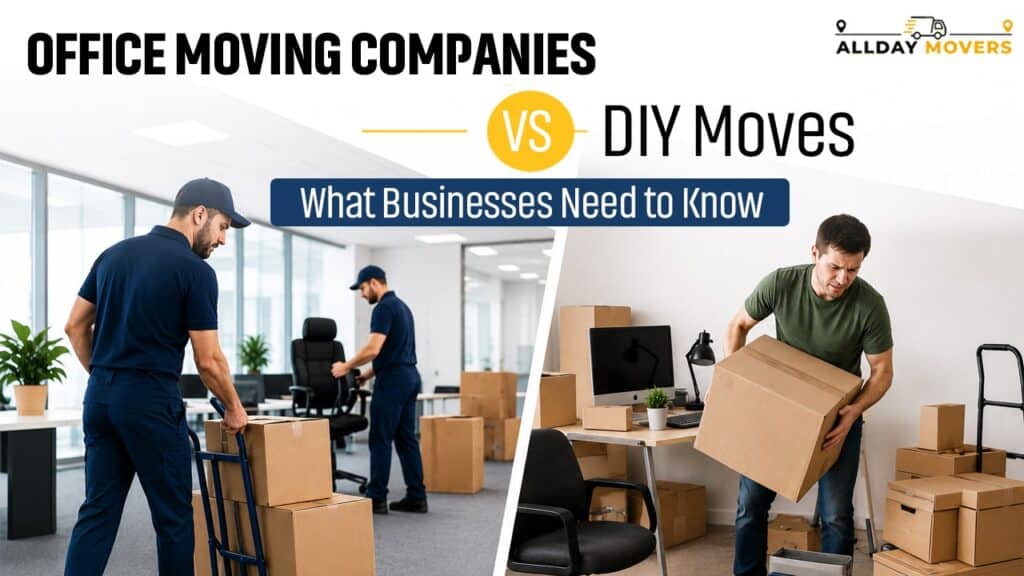 Office Moving Companies vs. DIY Moves: What Businesses Need to Know